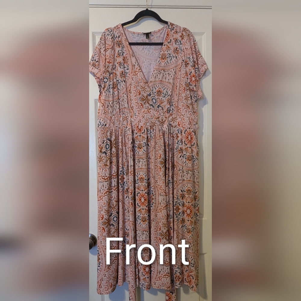 Torrid Floral V-Neck Dress
